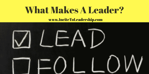 what makes a leader?