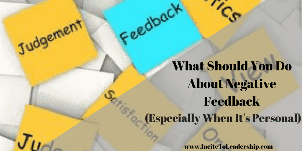 what you should do about negative feedback