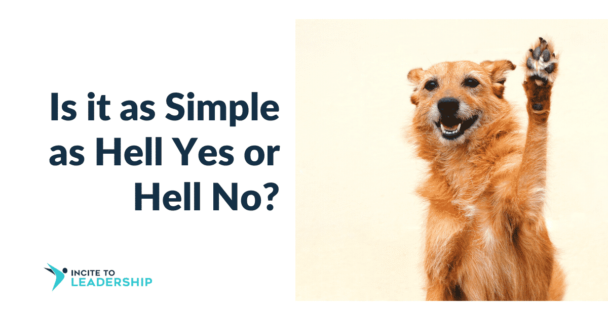 Jo Ilfeld |Executive Leadership Coach|When Is a Hell Yes Not a Good Thing?