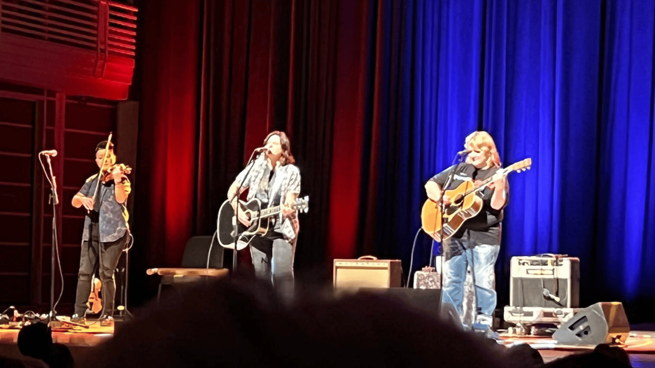 For this article by Jo Ilfeld, Executive Leadership Coach on leadership lessons, the image the Indigo Girls live in concert.