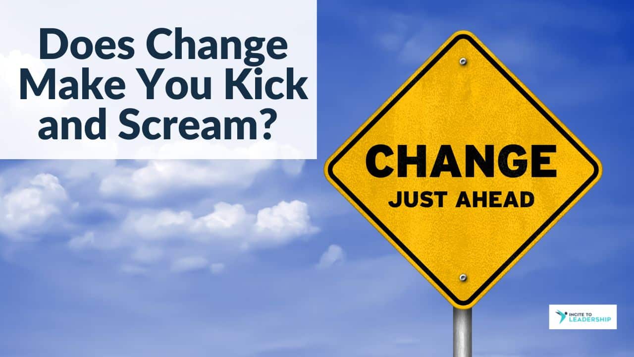 For this article by Jo Ilfeld, Executive Leadership Coach on change, the image shows a yellow sign with the words "change ahead".