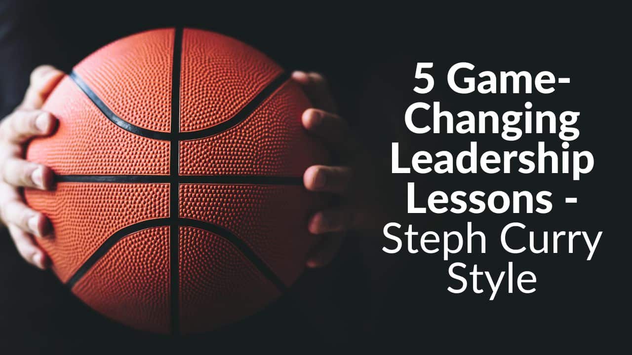 For this article by Jo Ilfeld, Executive Leadership Coach on leadship lesson Steph Curry style, the image two hands holding a basketball.